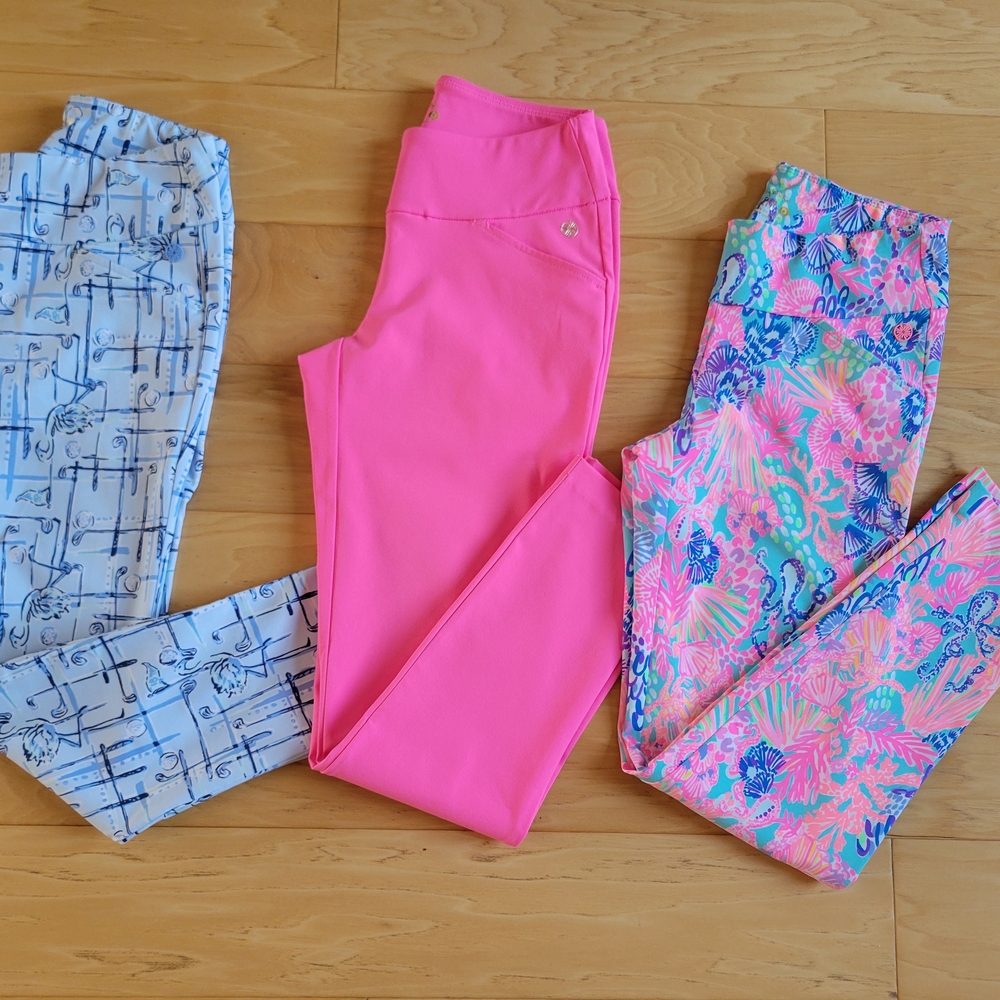 Lilly Pulitzer Luxletic Pants, Golf, Pink
